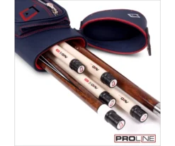 Cuetec 2x4 Navy Pro Line Pool Cue Case -Billiards Shop 23 ct pro line 2x4 navy 95 754 open
