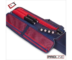 Cuetec 4x8 Navy Pro Line Pool Cue Case -Billiards Shop 23 ct pro line 4x8 navy 95 755 main pocket