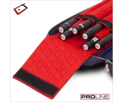 Cuetec 4x8 Navy Pro Line Pool Cue Case -Billiards Shop 23 ct pro line 4x8 navy 95 755 paded interior