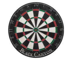 Black Canyon Sisal Fiber Bristle Dart Board With Diamond Wire