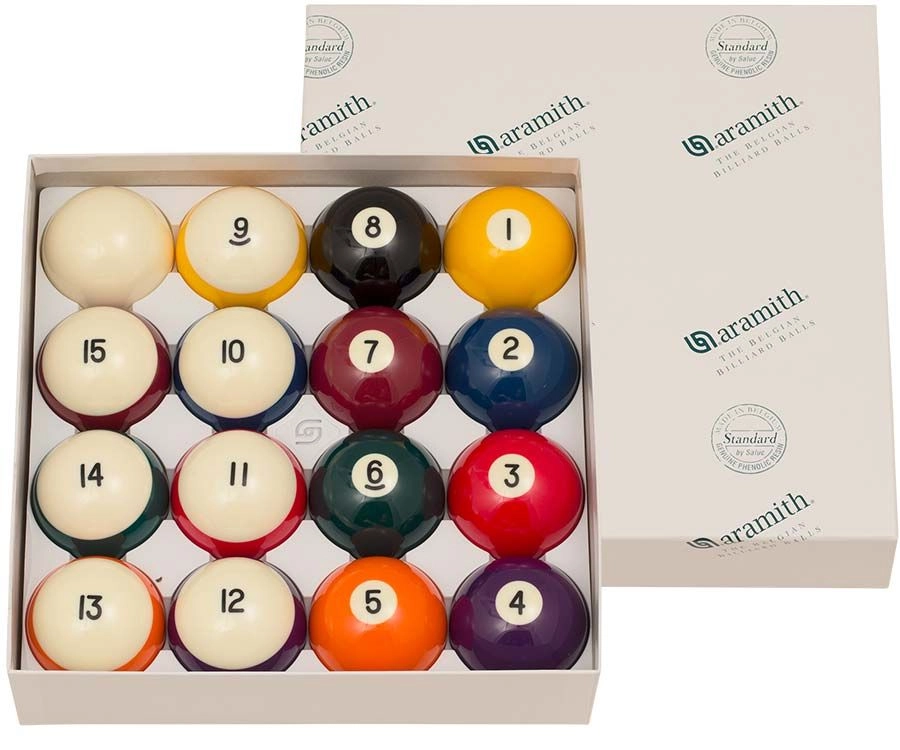 Aramith Crown Standard Belgian Pool Ball Set 3 Aramith Crown Standard Belgian Pool Ball Set