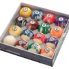 Action White Swirl Marble Pool Ball Set -Billiards Shop bbwm 01