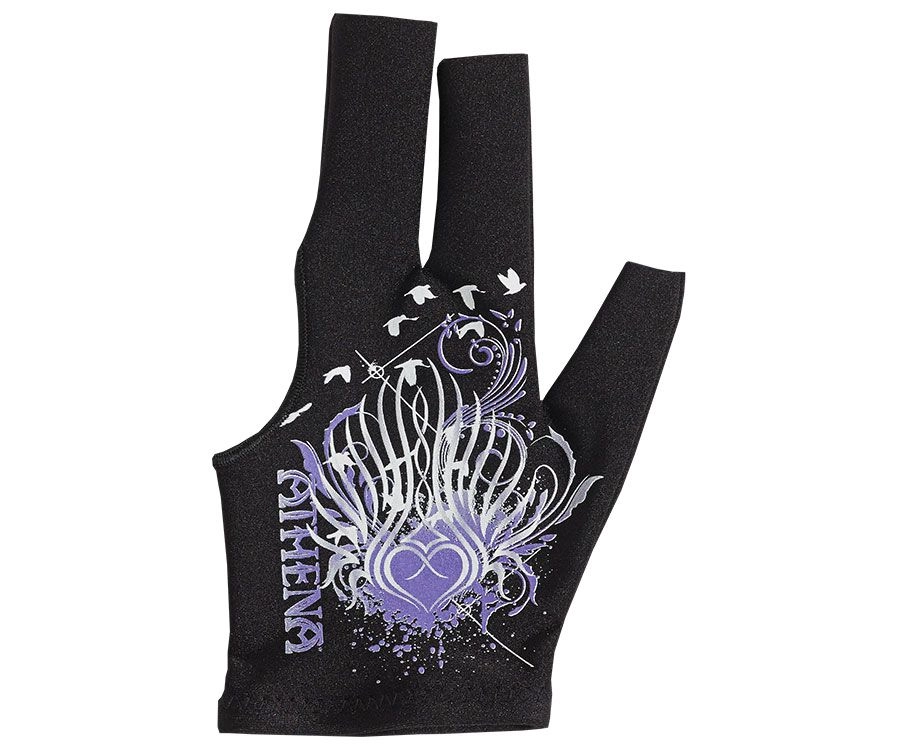 Athena Purple Heart Pool And Billiard Glove BGLATH04 3 Athena Purple Heart Pool And Billiard Glove BGLATH04