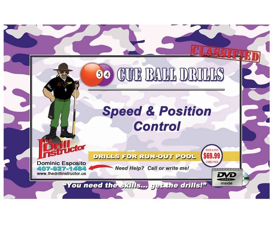 Pro Skills Drills Set - Cue Ball Drills 3 Pro Skills Drills Set - Cue Ball Drills