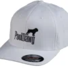PoolDawg Logo White Baseball Hat -Billiards Shop dawgcapwht 01 2