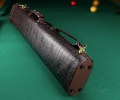 Elite 2 Butt 4 Shaft Brown Leather Case -Billiards Shop ecc24 brown 03 2