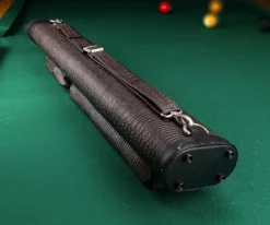 Elite Leatherette 2 Butt 4 Shaft Hard Case -Billiards Shop eccp24 brown 02