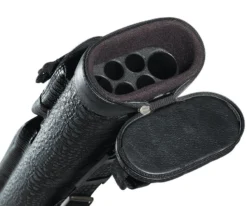 Elite Leatherette 2 Butt 4 Shaft Hard Case -Billiards Shop eccp24 open 1