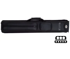 Elite Nexus 3 Butt 5 Shaft Hard Case -Billiards Shop ecn35 black cat 1