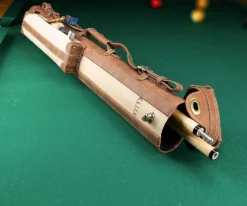 Elite 2x2 Vintage Cue Case Black -Billiards Shop ecv22 chestnut 01 3