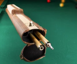 Elite 2x2 Vintage Cue Case Black -Billiards Shop ecv22 chestnut 02 2