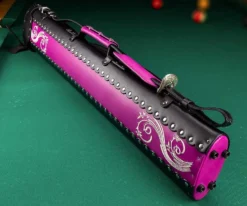 Instroke La Bella Donna 2 Butt 4 Shaft Hard Case - Black -Billiards Shop isxb 03