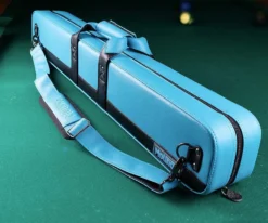 Molinari 2 Butt 4 Shaft Navy Flat Cue Case -Billiards Shop mlcf24 04
