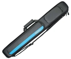 Molinari 2 Butt 4 Shaft Black/Cyan Hybrid Cue Case