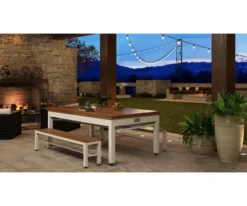 Newport 3-in-1 Outdoor Pool/Dining/Ping Pong Table From Spencer Marston - FREE Installation 30 Newport 3-in-1 Outdoor Pool/Dining/Ping Pong Table From Spencer Marston - FREE Installation -Billiards Shop newport outdoor dining lifestyle 1