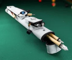 QKS Ray 2 Butt 2 Shaft Hard Case -Billiards Shop qks03 grey 01