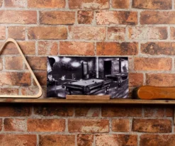 "Phantom Of The Game" Shelf Art With Display - Black And White 7 "Phantom Of The Game" Shelf Art With Display - Black And White -Billiards Shop rtnptbw 02