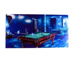 "Phantom Of The Game" Floating Wall Art (30" X 15.75") - Rich Colors -Billiards Shop rtnpwc cat