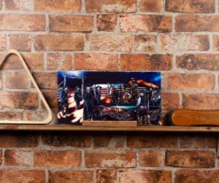 "Shoot Out" Shelf Art With Display - Rich Color -Billiards Shop rtnsotc 02 1