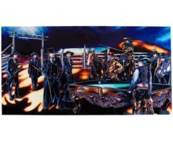 "Shoot Out" Floating Wall Art (30" X 15.75") - Rich Color 10 "Shoot Out" Floating Wall Art (30" X 15.75") - Rich Color -Billiards Shop rtnsowc 01