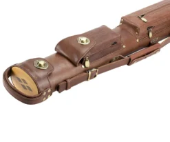 Tango Pampa Chestnut 2 Butt 2 Shaft Leather Cue Case -Billiards Shop tapm22 chestnut 03