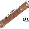Tango Pampa Chestnut 3 Butt 5 Shaft Leather Cue Case -Billiards Shop tapm35 chestnut 01