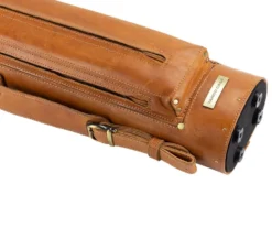 Tango Pampa Tan 3 Butt 5 Shaft Leather Cue Case -Billiards Shop tapm35 tan 04