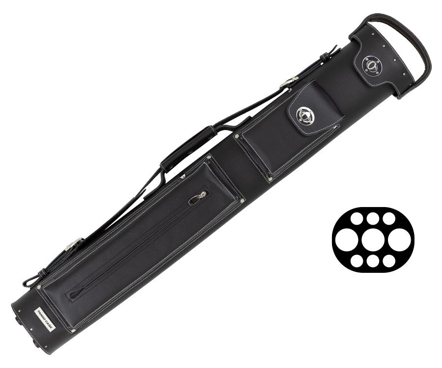 Tango Zorzal Black 3 Butt 6 Shaft Hard Case 3 Tango Zorzal Black 3 Butt 6 Shaft Hard Case