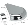 Corner/Side Castings Plastic With Chrome Finish (Set Of 6)