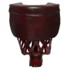 Burgundy Shield Leather Pocket Set (Set Of 6) 2 Burgundy Shield Leather Pocket Set (Set Of 6) -Billiards Shop tppk08 01 3